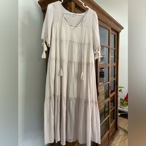 Cream maxi dress